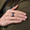 Новое украшение для мужчин из европы и америки, цепь из титановой стали, вращающиеся кольца из титановой стали, мужские кольца из амазонки Specification image